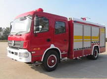 東風153單橋6方水罐消防車