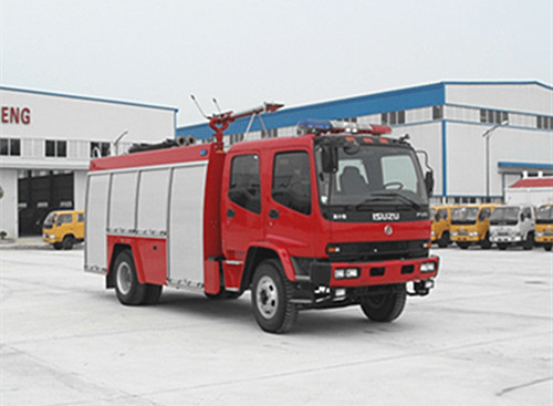 慶鈴五十鈴5-7方水罐消防車